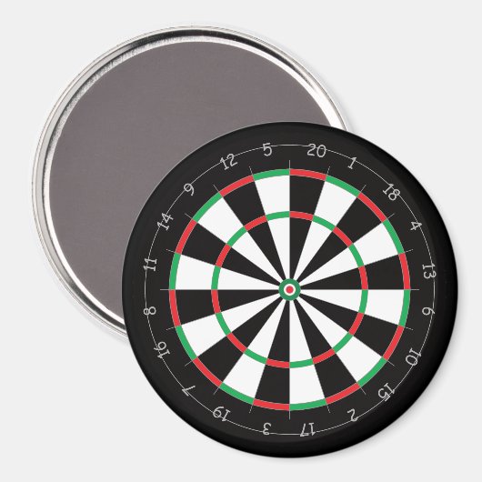 Darts Target für den Nerd Geeks Magnet (Vorderseite/Rückseite)
