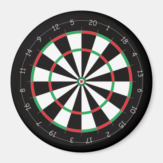 Darts Target für den Nerd Geeks Magnet (Vorne)