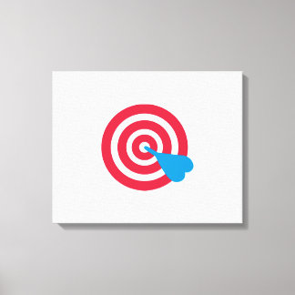 Darts Target Leinwanddruck