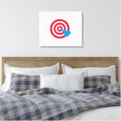 Darts Target Leinwanddruck (Insitu (Schlafzimmer))