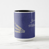 Darts Three darts on Custom background personalize Tasse (Zentrum)