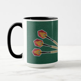 Darts Three darts on Custom background personalize Tasse