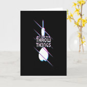 Darts Throw Karte (Gelbe Blume)