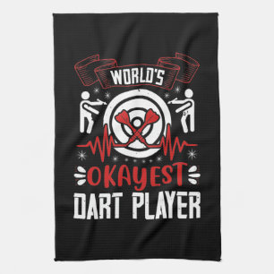 Darts - Weltweit der beste Dart-Player Geschirrtuch