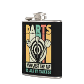 Darts, wenn nur der Tip ist Alles, was Takez Flask Flachmann (Links)