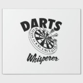 Darts Whisperer Geschenkpapier (Flach)