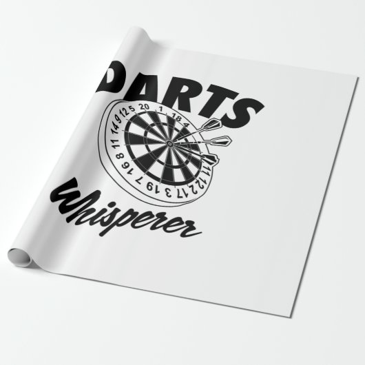 Darts Whisperer Geschenkpapier (Ungerollt)