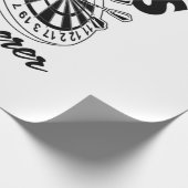 Darts Whisperer Geschenkpapier (Ecke)