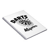 Darts Whisperer Notizblock (Rechte Seite)