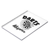 Darts Whisperer Notizblock (Linke Seite)