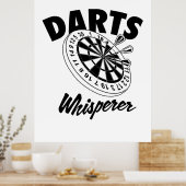Darts Whisperer Poster (Küche)