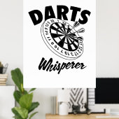 Darts Whisperer Poster (Heimbüro)