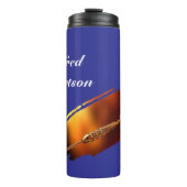 Darts - with Flaming Dart image - Personalize Thermosbecher (Vorderseite)