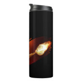 Darts - with Flaming Dart image - Personalize Thermosbecher (Nach rechts gedreht)