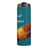 Darts - with Flaming Dart image - Personalize Thermosbecher (Vorderseite)