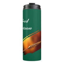 Darts - with Flaming Dart image - Personalize Thermosbecher