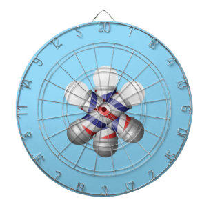 Dartscheibe Blue Barber Pole Barbers