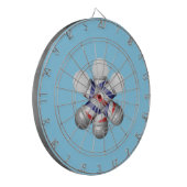 Dartscheibe Blue Barber Pole Barbers (Vorderseite Links)