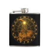 Dartscheibe Bulle Dartpfeile Designed by Lou Segas Flachmann (Vorderseite)