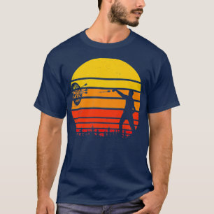 Dartscheibe Dart Spieler Vintage Retro Darts T-Shirt