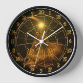 Dartscheibe Dartpfeilen Stierkopf Supernova        Uhr (Vorderseite)