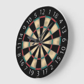 Dartscheibe Große Wanduhr (Winkel)