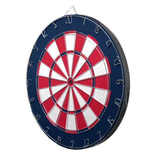 Dartscheibe in den Washington-Hockey-Farben (Vorderseite rechts)