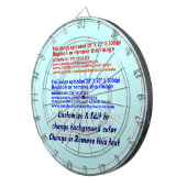 Dartscheibe-Licht umfaßt 6 Messingpfeile Dartscheibe (Vorderseite rechts)