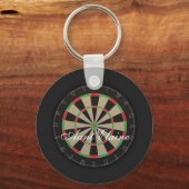 Dartscheibe Monogramm Name Schlüsselanhänger (Vorderseite)