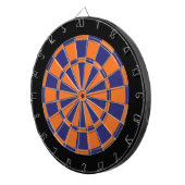 Dartscheibe: Orange, Marine und Schwarzes Dartscheibe (Vorderseite rechts)