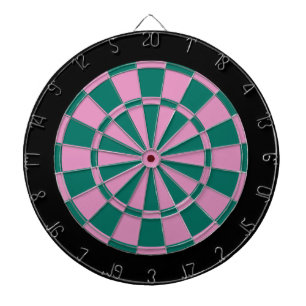 Dartscheibe: Rosa, grün und Schwarzes Dartscheibe
