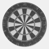 Dartscheibe Sticker (Vorderseite)