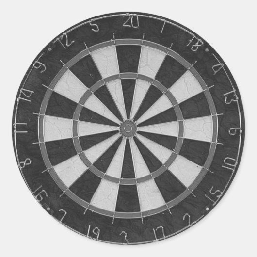 Dartscheibe Sticker (Vorderseite)