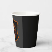 Dartscheibe Wappen Stier Darts Spezialdesign Pappbecher (Links)