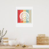Dartscheibe Zielscheibe Poster (Küche)