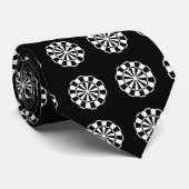Dartscheibemuster Krawatte (Gerollt)