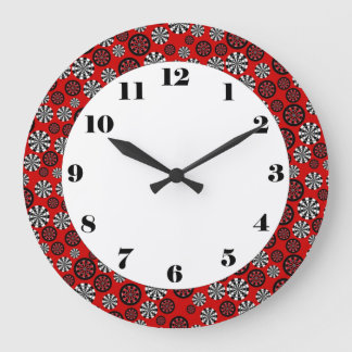 Dartscheiben Große Wanduhr