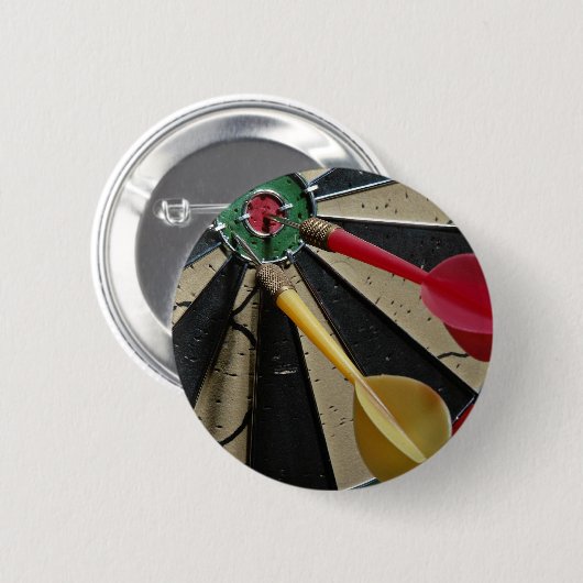 Dartscheibespiel Button (Vorne & Hinten)