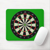 darttarget_Vector_Clipart DARTS DARTBOARD TARGET Mousepad (Mit Mouse)