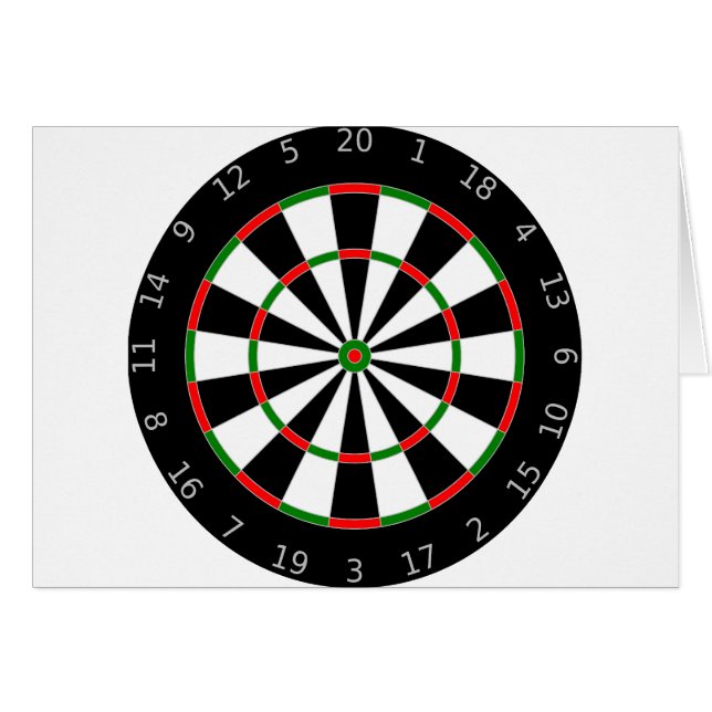 Dartzielscheibe (Vorderseite (Horizontal))