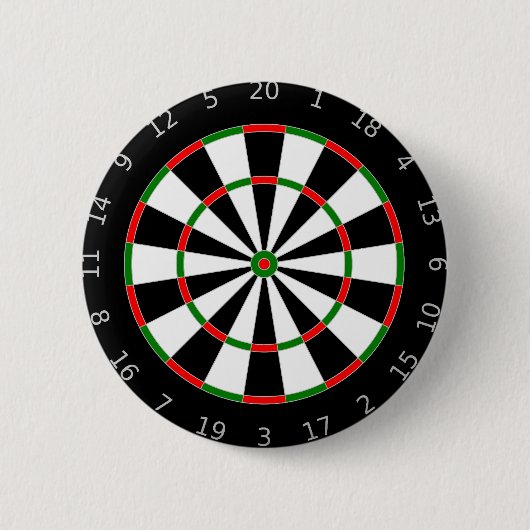 Dartzielscheibe Button (Vorderseite)