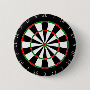 Dartzielscheibe Button