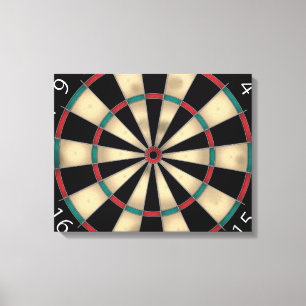 Dartzielscheibe Leinwanddruck