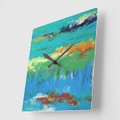 Darüber hinaus quadratische wanduhr (Winkel)