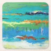 Darüber hinaus rechteckiger pappuntersetzer (Vorderseite)