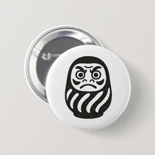 Daruma Button (Vorne & Hinten)