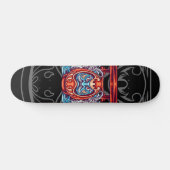 Daruma Doll Japanischer Folklore Anime Manga Skateboard (Horizontal)