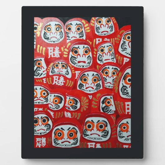 Daruma Dolls Painting by Alfred Fox Fotoplatte (Vorderseite)