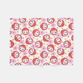 Daruma Fleecedecke (Vorderseite (Horizontal))