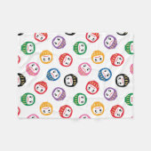 Daruma Fleecedecke (Vorderseite (Horizontal))